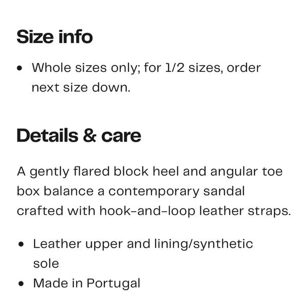 Staud Betty Squared Block Heel Sandal Size 12 Black Leather Adjustable Straps - Picture 8 of 8